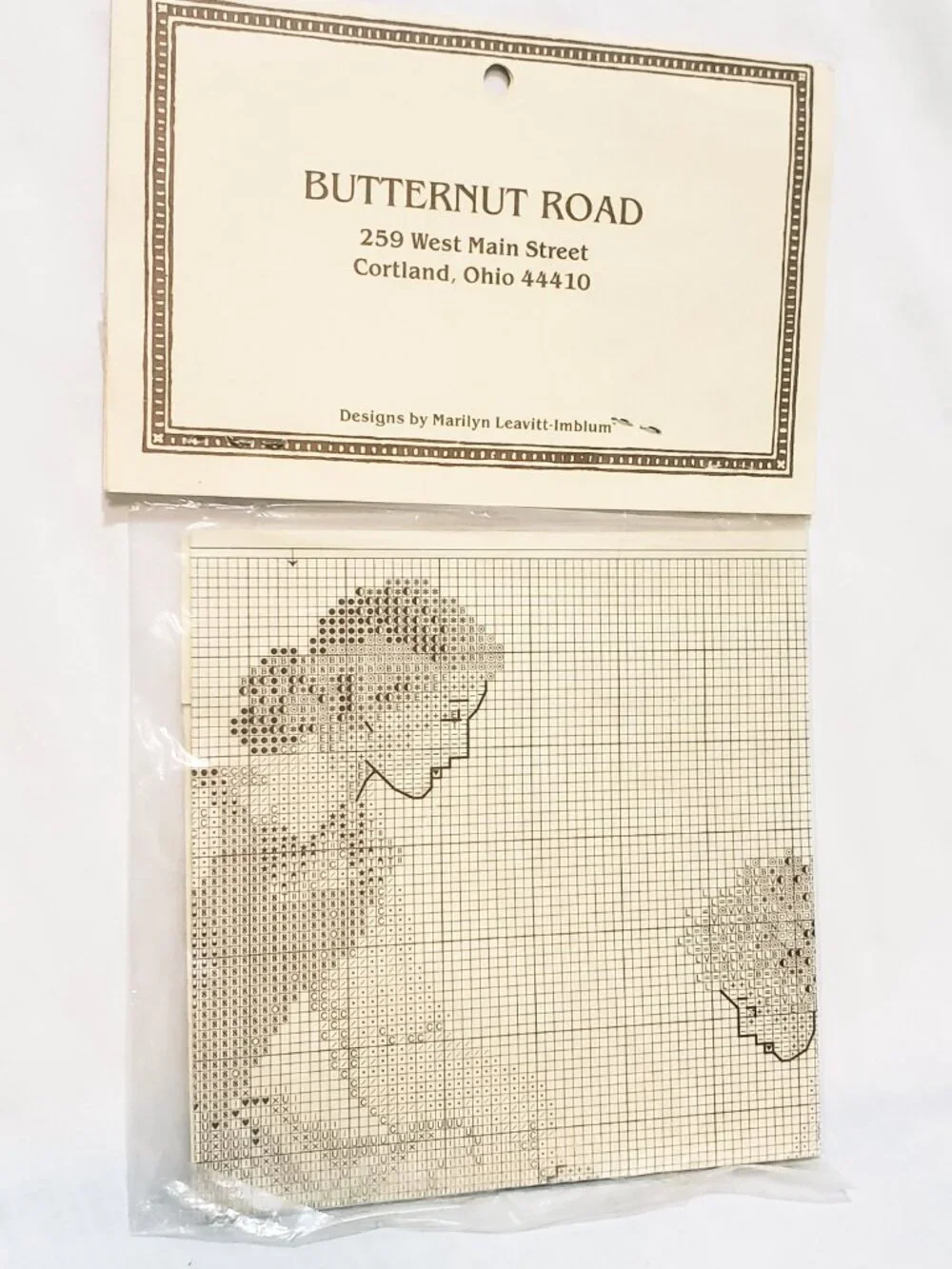 The Teacher Counted Cross Stitch Pattern Butternut Road 1992 Children